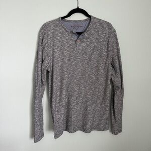 Rustic Souls Gray Men’s Cotton Henley XL